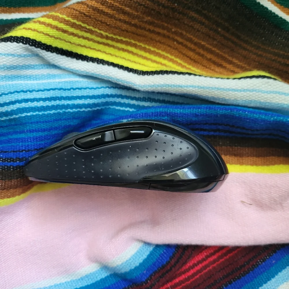 Logitech Black M510 Wireless Bluetooth Mouse with Padded Mesh Case